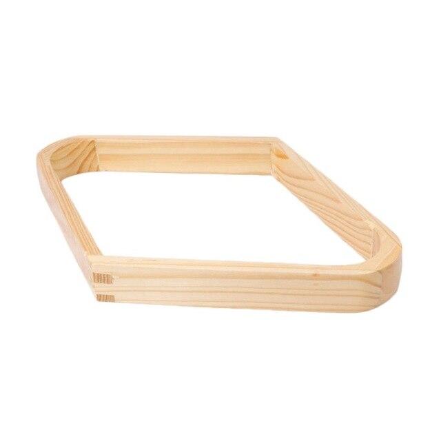 2-1/4 British/American Billiards Wooden Diamond Tripod Ball Frame Snooker Billiard Ball Rack Frame Ball Club Sports Accessories