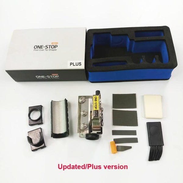 free shipping New One stop All In 1 multifunctional billiard Pool Cue Stick repair tools standard/updated snooker Tip Shaper