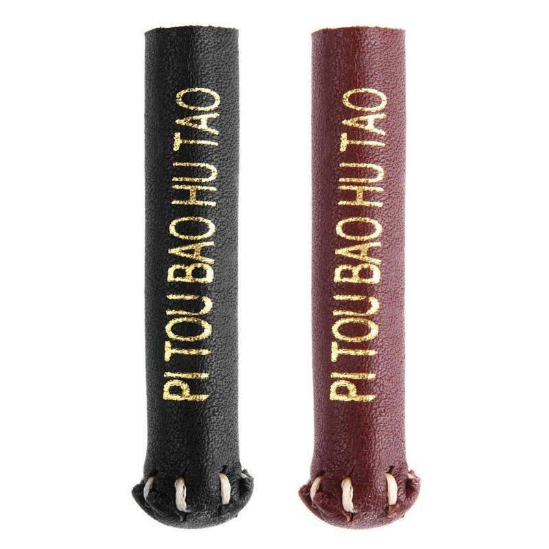 Professional Leather Snooker Cue Tip Cover Sleeve Billiard Stick Protector Fit 10-11mm Stick Snooker Billiard Accessories Gift