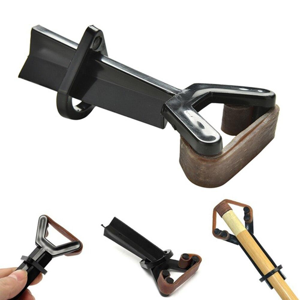 Plastic Pool Cue Tip Clamp Y-shaped Glue on Fastener Repair Tool Billiard Pool Cue Tip Fastener for Billiard Ball Room #