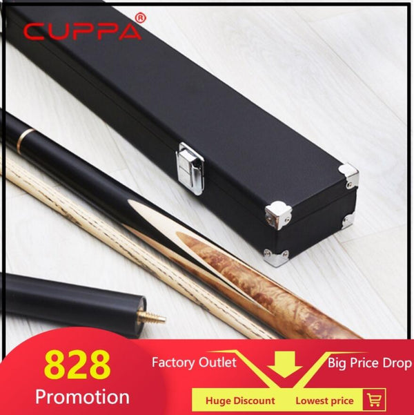 Cuppa 3 /4 Snooker Cue with Snooker Cue Case Set 9.8mm Tip Burl Wood Handle For Black Professional Billiard Kit Stick China 2019