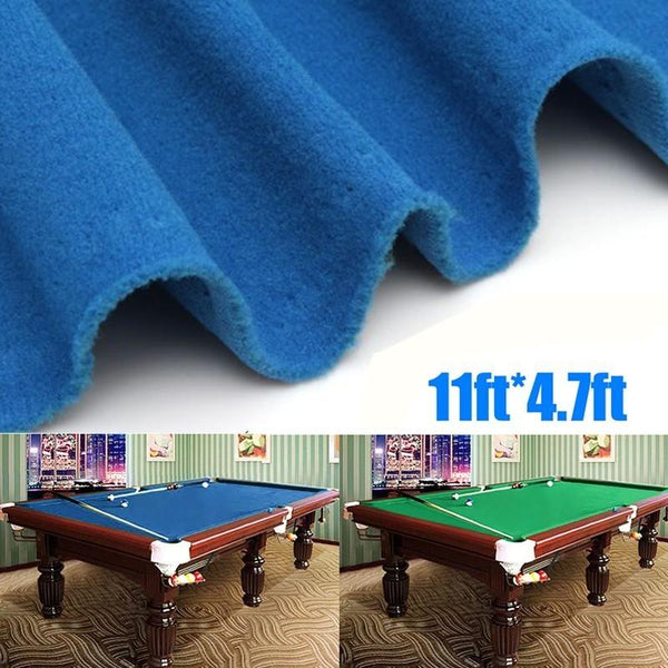 Snooker Billiard Cloth Pool Eight Ball Billiard Pool Table Cloth 11ftX4.7ft Green/Blue American billiards Snooker Accessories