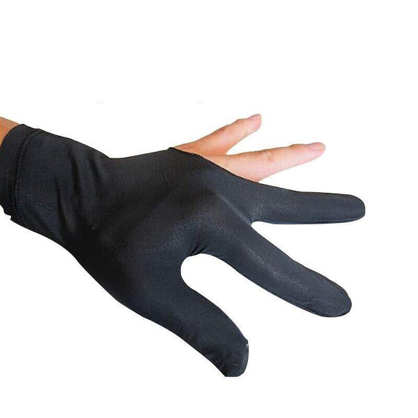 Billiard Three Finger Gloves High Elasticity Thin Cue Snooker Durable Unisex Accessory C55K Sale