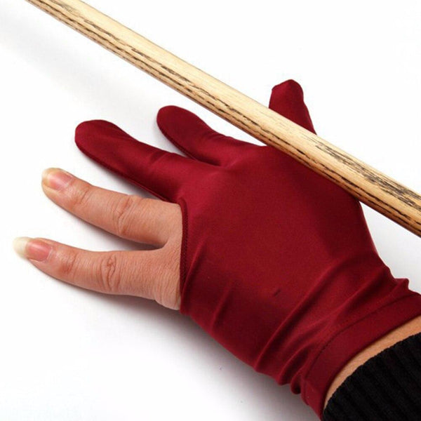 Spandex Snooker Billiard Cue Glove Pool Left Hand Open Three Finger Accessory Fitness Accessories