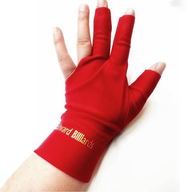Billiards Three Finger Gloves Snooker Glove Special High Grade Fingerless Billiard Gloves High Quality Sports supplies