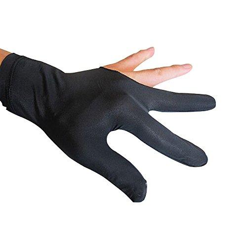 suzakoo 1pcs Billiard Glove Snooker Sport Parts Three-Finger Half Glove Pool Accessories