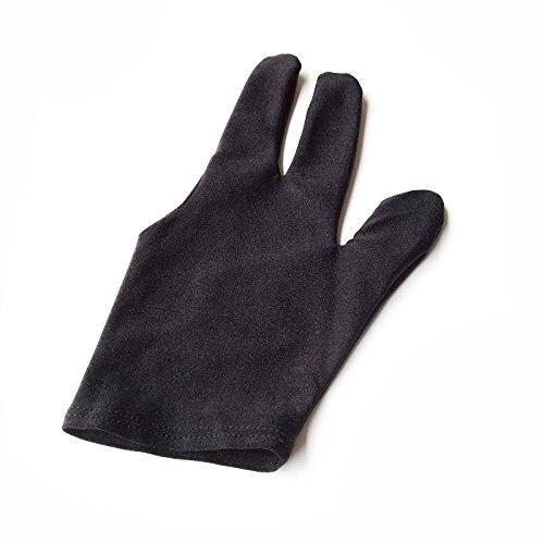 suzakoo 1pcs Billiard Glove Snooker Sport Parts Three-Finger Half Glove Pool Accessories