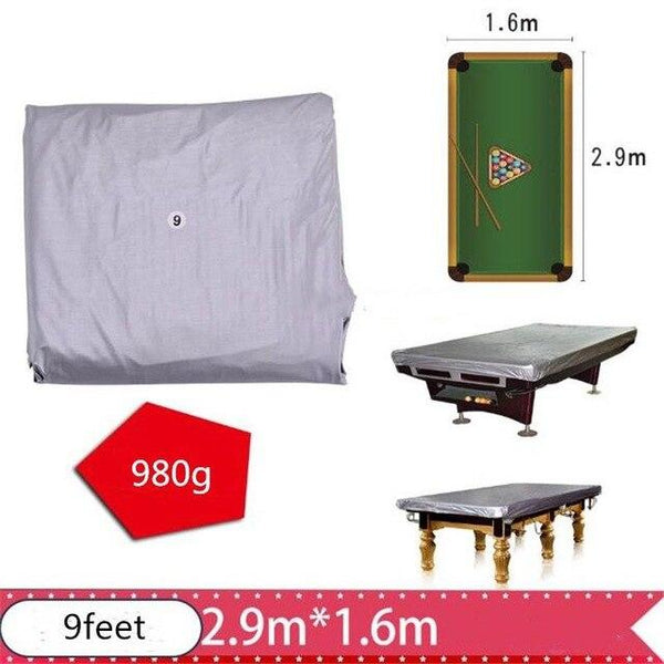 Mounchain PVC Table Billiard Cover 7/8/9/10/11 feet Billiard tennis Table Cover Rip Resistant Oxford Pool Table Billiard Cover