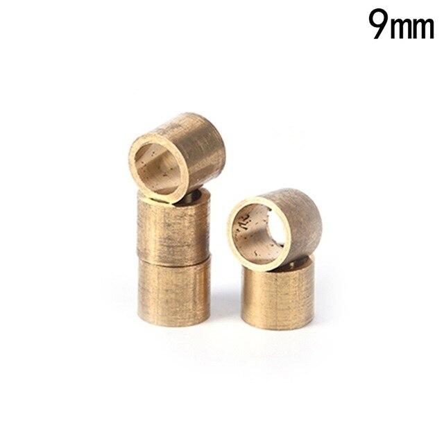 5pcs 9mm/10mm Snooker Brass Copper Cue Ferrules Pool Snooker Billiard Cue Tip Ferrule Brass Ring Screw on Tip Replacement Tool