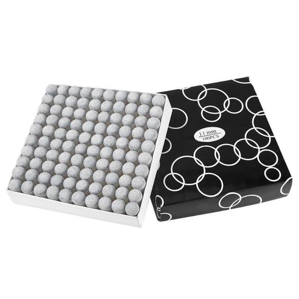 100pcs 9/10/11/12/13mm Slip-on Pool Club Cue Head Tip Snooker Mouth Billiard Accessories Snooker Supplies Billiard Replacement
