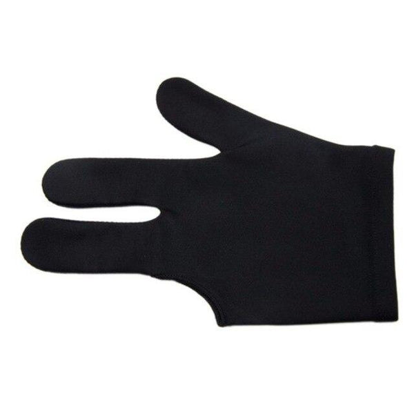 1PCS Lycra Fabric Snooker Billiard Glove 3 Finger Gloves Pool Left Hand Open fast delivery Mitten Billiard Accessories