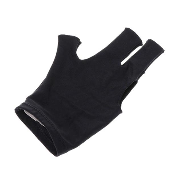 1PCS Lycra Fabric Snooker Billiard Glove 3 Finger Gloves Pool Left Hand Open fast delivery Mitten Billiard Accessories