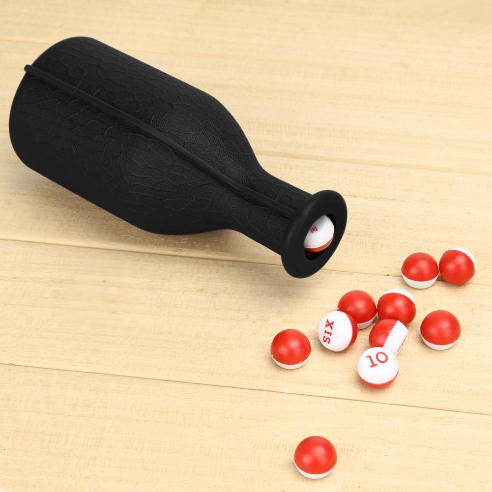 1Pcs Billiard Game Kelly Pool Shaker Bottle with 16 Numbered Tally Balls Peas Snooker & Billiard Accessories Board Game Tool