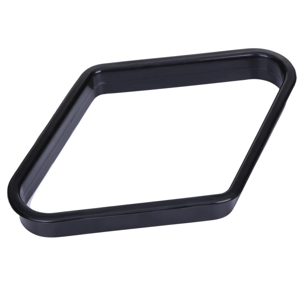 Durable Plastic Billiards 9 Ball Pool Snooker Table Triangle Rack Heavy Duty Black Fits Standard 2 1/4" Size Balls Accessories
