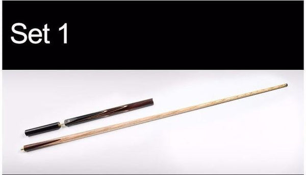 2017 New O'Min 3/4 Snooker Cues 9.5mm/10mm/11.5mm Tips 3 4 Snooker Cues Case Set China