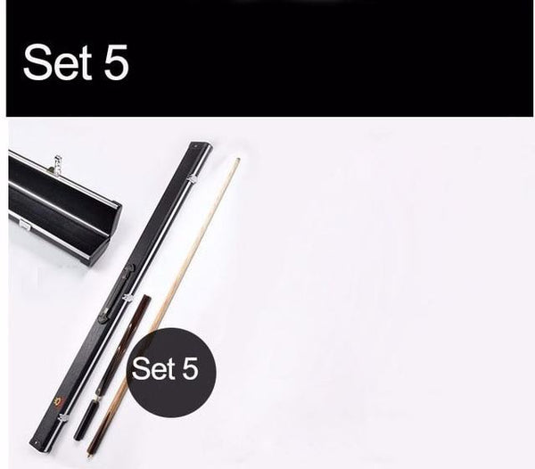 2017 New O'Min 3/4 Snooker Cues 9.5mm/10mm/11.5mm Tips 3 4 Snooker Cues Case Set China