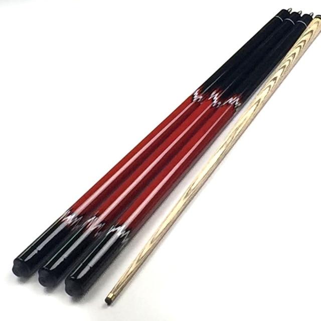 free shipping SC004 red Snooker ball arm cues 9.5mm rubber wood Pool cues in 1/2 split Joint painted wrap Billiards accessories