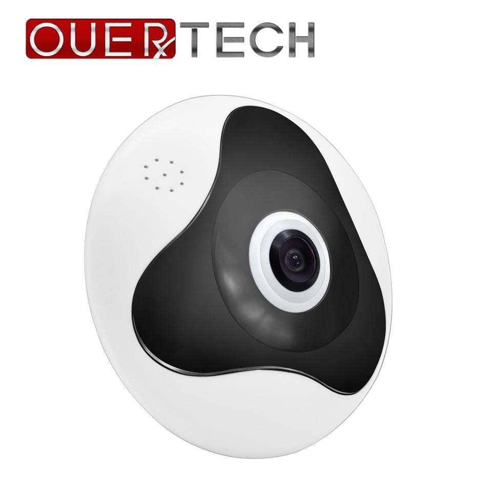 OUERTECH 3D WIFI 360 Degree Two way audio Panoramic VR 1.3MP FIsheye Wireless Smart IP Camera support 64g Home Security