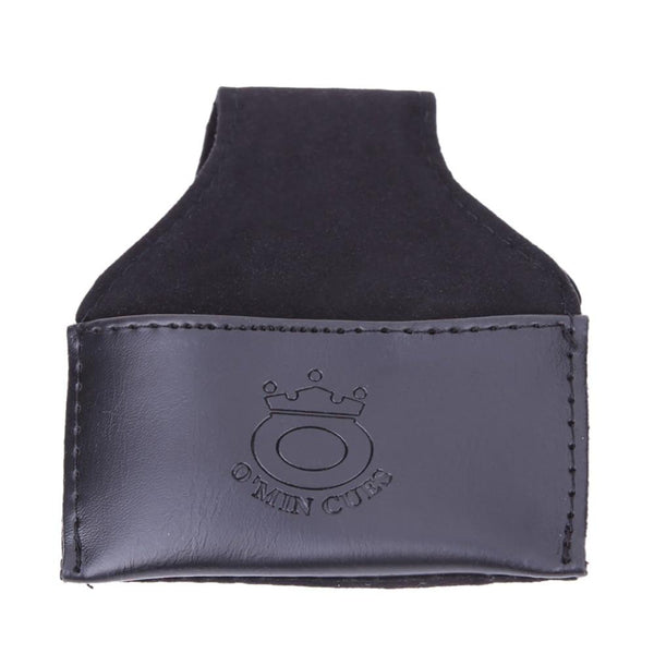 1PCS PU Leather Chalk Holder Snooker & Billiard Chalk Holder Pouch with Clip Pool Billiards Accessories Black, 9.5*5cm, 2018 NEW
