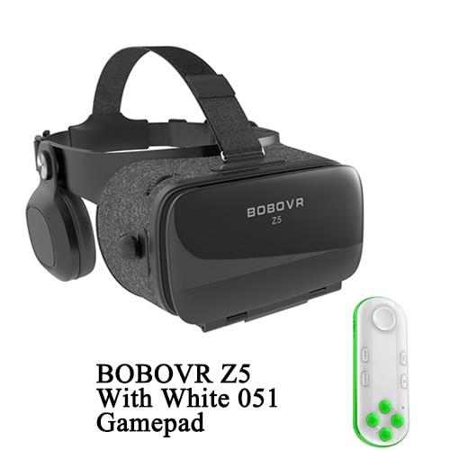 BOBOVR Z5 120 FOV VR Virtual Reality Glasses Remote 3D Android Cardboard VR 3D Headset Stereo Helmet for Smartphones 4.7-6.2