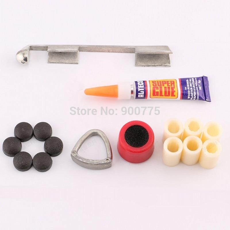 Billiards Cue repairs kit Economic cue repair tools /Tip Shaper +Glue+File+6cue tips+6 Ferrule in billiard accessories