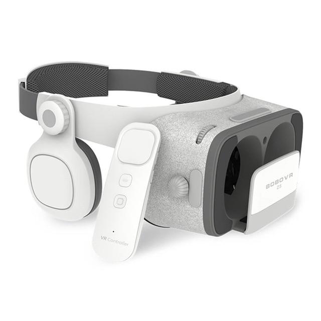 BOBOVR Z5 Virtual Reality 3D Glasses Cardboard FOV 120 Degrees VR Box 3D Headset for Android IOS with Daydream Remote Controller