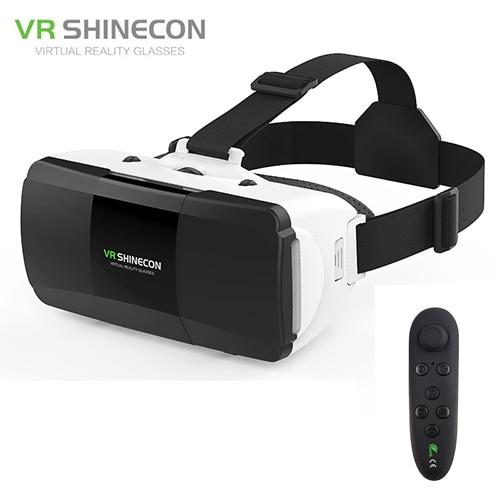 Shinecon G06D 3D Glasses Virtual Reality VR Virtual Reality for iphone 360 Degree Android VR Glasses for Smartphone with Remote