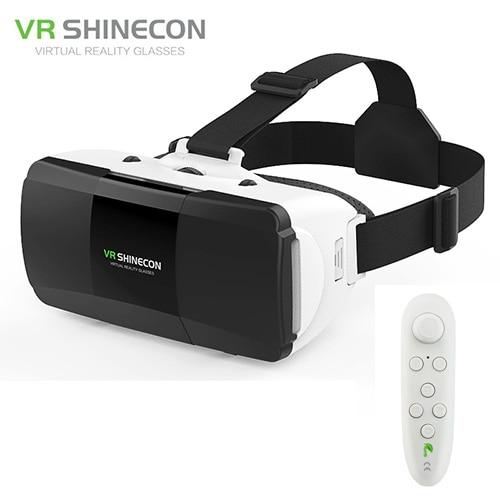 Shinecon G06D 3D Glasses Virtual Reality VR Virtual Reality for iphone 360 Degree Android VR Glasses for Smartphone with Remote