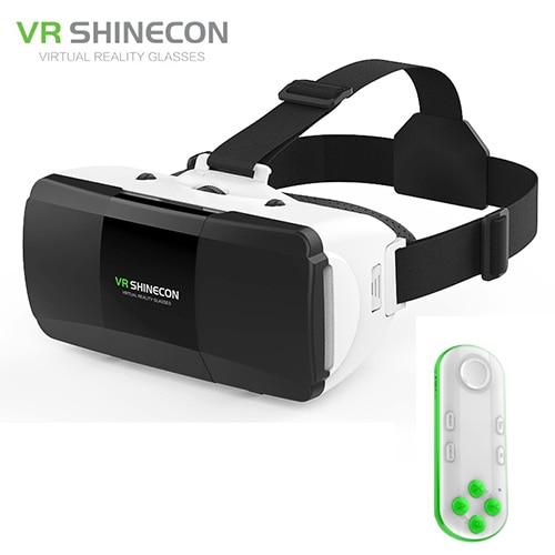 Shinecon G06D 3D Glasses Virtual Reality VR Virtual Reality for iphone 360 Degree Android VR Glasses for Smartphone with Remote