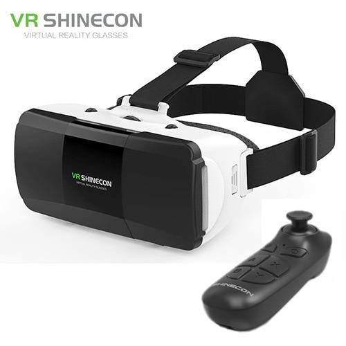 Shinecon G06D 3D Glasses Virtual Reality VR Virtual Reality for iphone 360 Degree Android VR Glasses for Smartphone with Remote