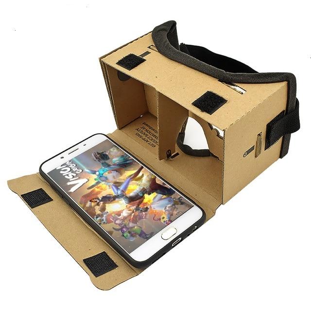 Light Castle Google Cardboard Style Virtual Reality VR BOX II Glasses For 3.5 - 6.0 inch Smartphone Glass for iphone for samsung