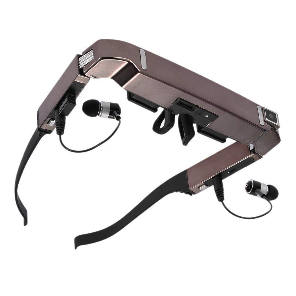 VISION-800 Smart Android WiFi Glasses 80 inch Wide Screen Portable Video 3D Glasses Private Theater with Camera Bluetooth Medi