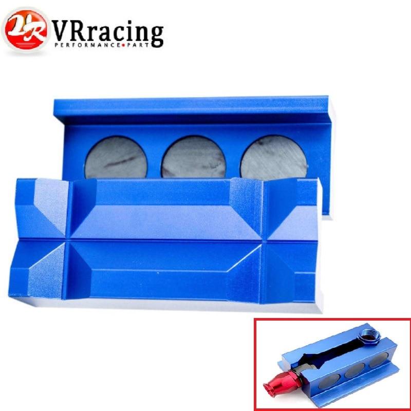 VR RACING - Aluminum Vise Jaw Protective Inserts for AN Fittings - With Magnetic Back VR-SLV0304-01