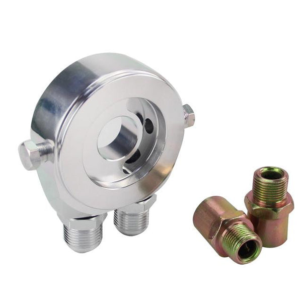 VR RACING - Universal Aluminum Sandwich Oil Adapter Filter Cooler Plate Kit AN10 VR6721