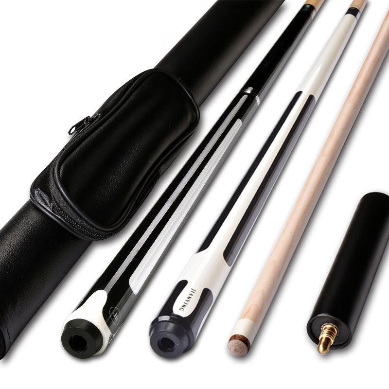 10/11.5/12.75mm 58 Inch Billiards Snooker Maple Pool Cue Stick With Cue Tip For Nine-ball Ball Come With Extension