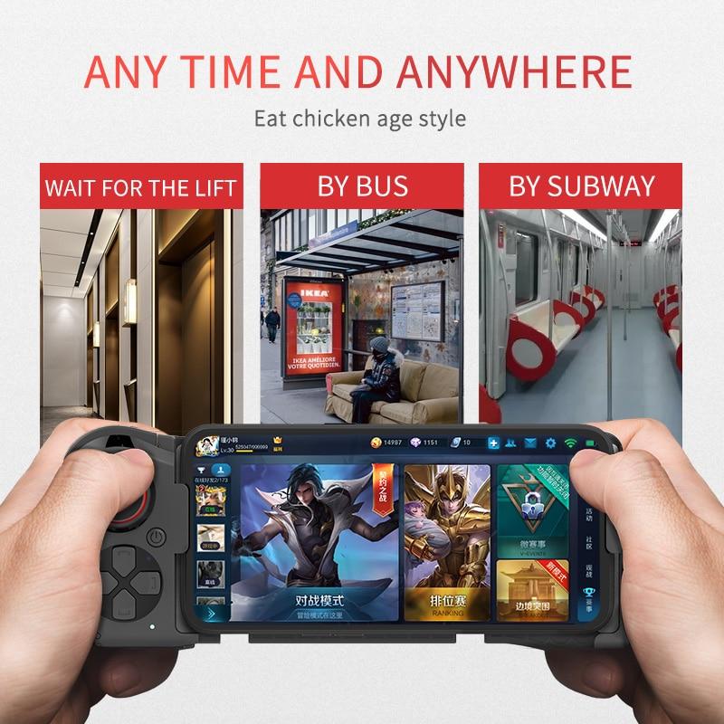 MOCUTE 058 Wireless Bluetooth Remote Controller For iPhone PUBG Control For IOS Android Smartphone VR Gamepad Joystick