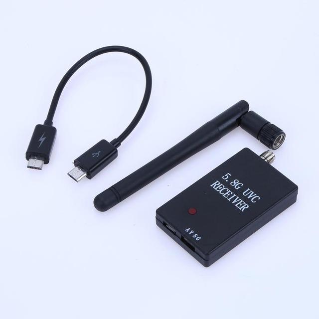 Nartor FPV Mini 5.8G 150CH Mini FPV Receiver UVC Video Downlink OTG VR Android Phone