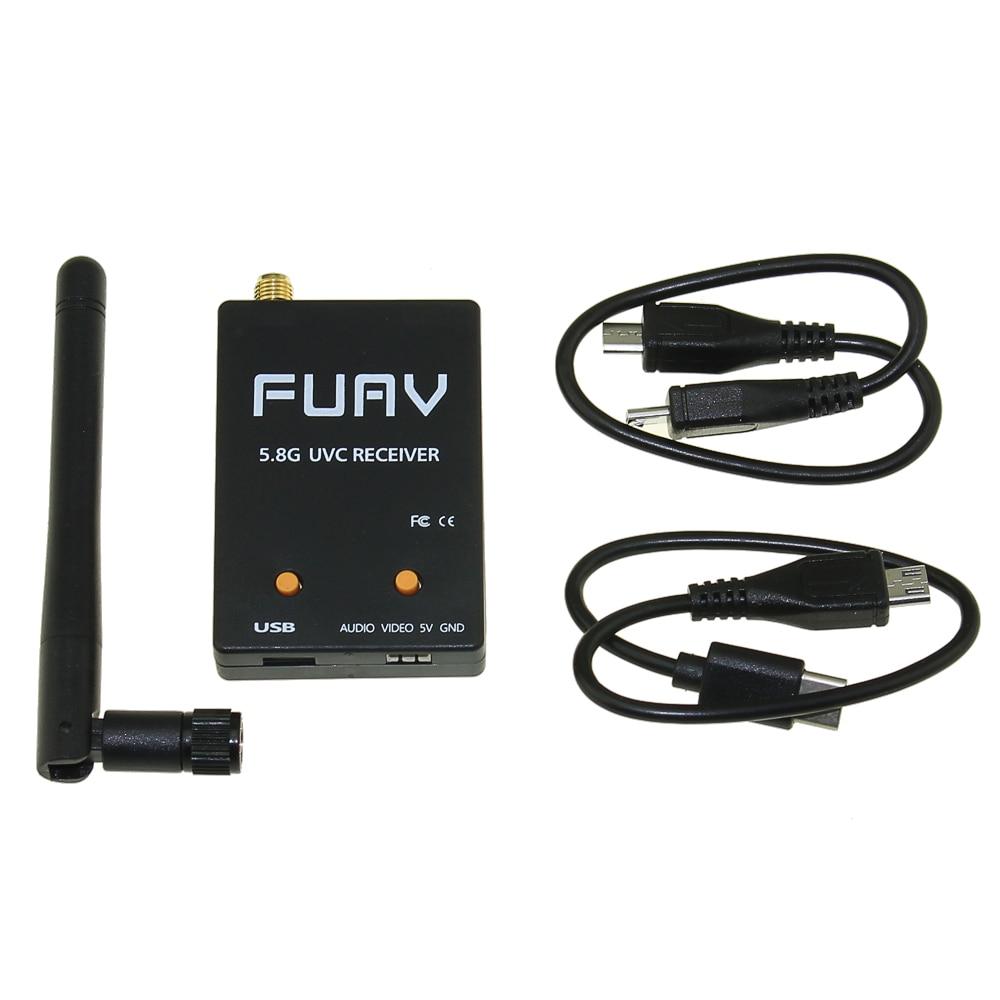 FUAV Mini OTG Receiver 5.8G 150CH Mini FPV Receiver UVC Video Downlink OTG VR Android Phone