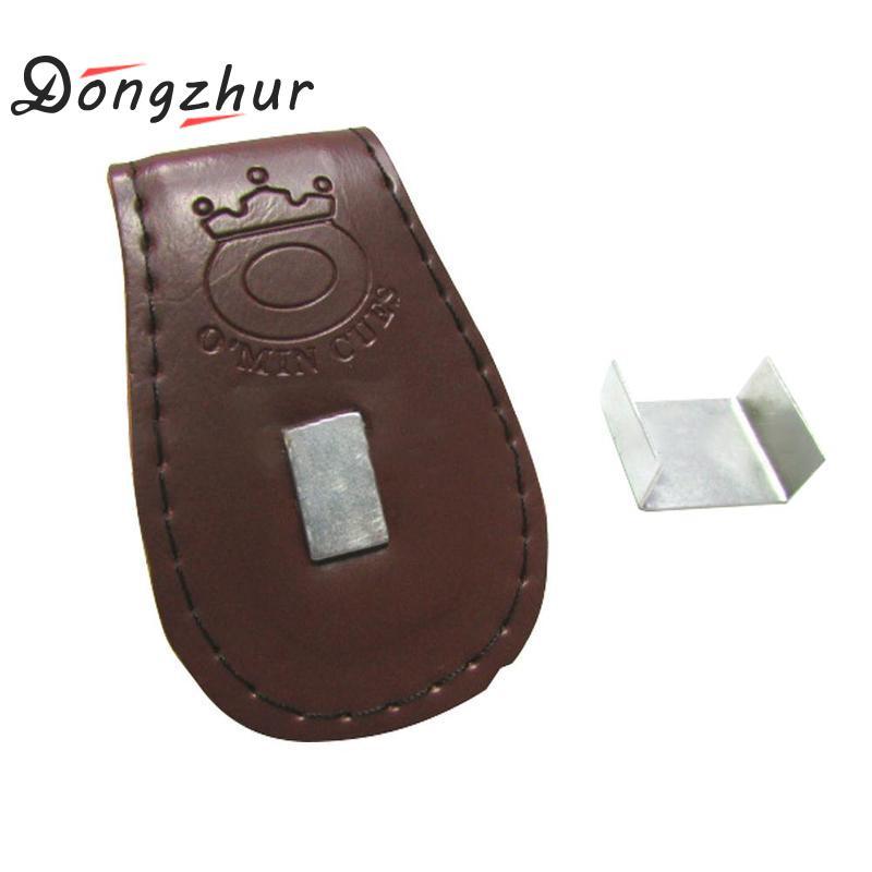 Pool Billiards Snooker Accessories Leather Magnetic Belt Clip Chalk Holder Snooker & Billiard Accessories High Quality