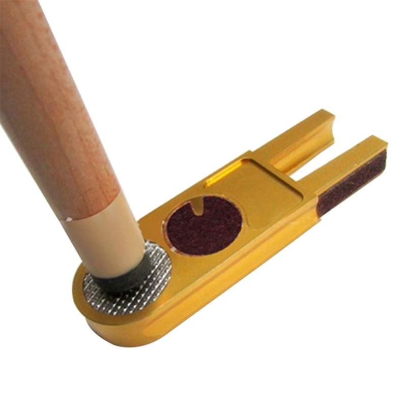 Repairer Billiard Burnisher Nickel Shaper Snooker & Billiard Accessories Muti-function U-shape Solid Alloy Billiards Pool Cue T