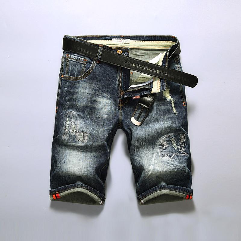 2019 Fashion Men Ripped Short Jeans Male Brand Clothing Summer Shorts Casual Denim Shorts for Men
