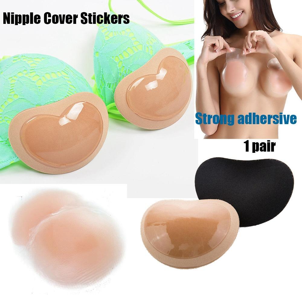Swimsuit Bikini Push Up Padded Swimsuit Small Bust Thicker Breathable Insert Sponge Bra Pads Self-Adhesive Invisible Chest Pads
