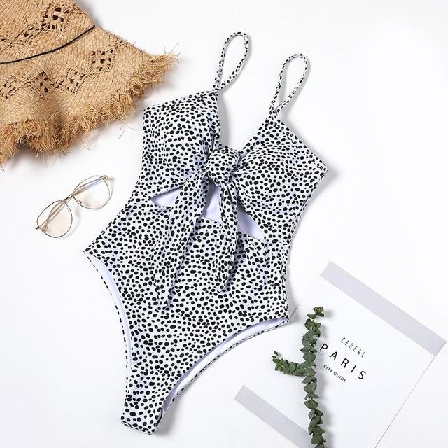 New Solid Swimsuit Female Knot Bikinis Swimwear Women Red Black Brazilian Brazil High Waist Bikini Bathing Suits 2018 Beach Wear