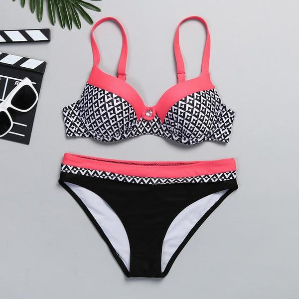 Push Up Bikini Set S-XXL Swimming Suit Women Swim Wear Bathing Suit Women Swimwear For Women Bather Sexy Swimming Suit Plavky #N