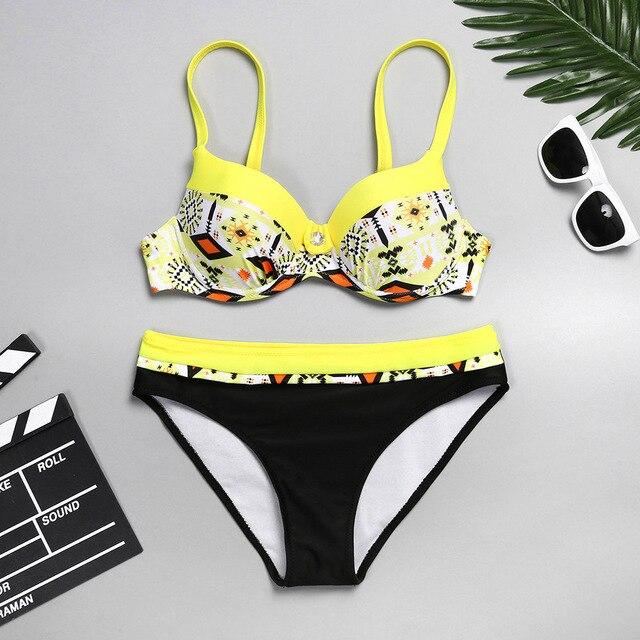 Push Up Bikini Set S-XXL Swimming Suit Women Swim Wear Bathing Suit Women Swimwear For Women Bather Sexy Swimming Suit Plavky #N