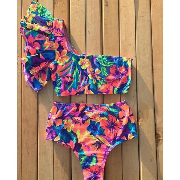 2019 Sexy Bikini Swimwear Women Swimsuit Push Up Biquini Brazilian Bikini Set Tie Up Summer Beach Wear Print Bathing Suit Female