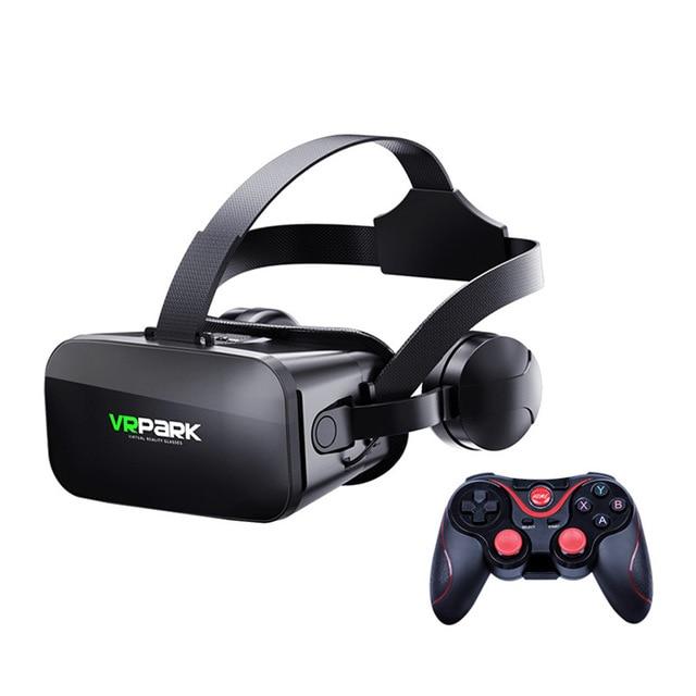 J20 Casque VR Virtual Reality Glasses 3D Goggles Headset Helmet For Smartphone Google Cardboard Stereo For xiaomi huawei