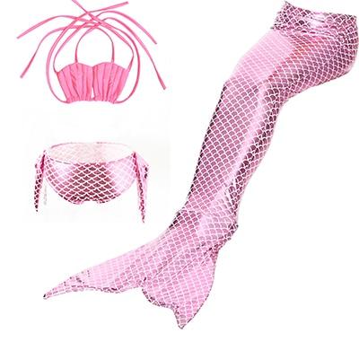 NAVSEGDA Girls Swimwear 2019 New Lovely Children Baby Bath Split Swimsuit Costume Mermaid Tail Princess Bikini Set Dress