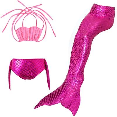 NAVSEGDA Girls Swimwear 2019 New Lovely Children Baby Bath Split Swimsuit Costume Mermaid Tail Princess Bikini Set Dress