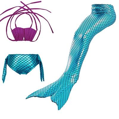 NAVSEGDA Girls Swimwear 2019 New Lovely Children Baby Bath Split Swimsuit Costume Mermaid Tail Princess Bikini Set Dress